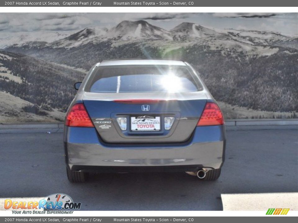 2007 Honda Accord LX Sedan Graphite Pearl / Gray Photo #8