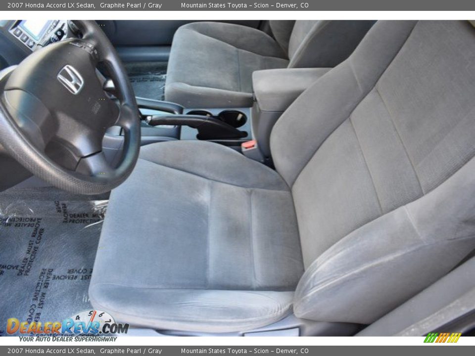 2007 Honda Accord LX Sedan Graphite Pearl / Gray Photo #11