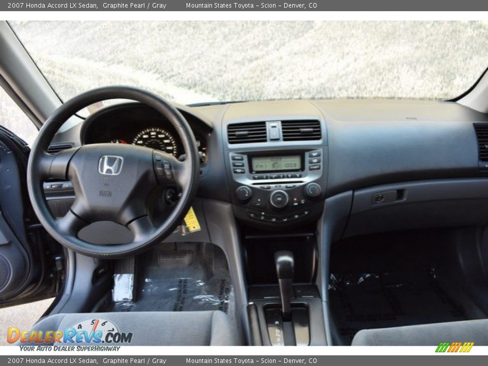 2007 Honda Accord LX Sedan Graphite Pearl / Gray Photo #13