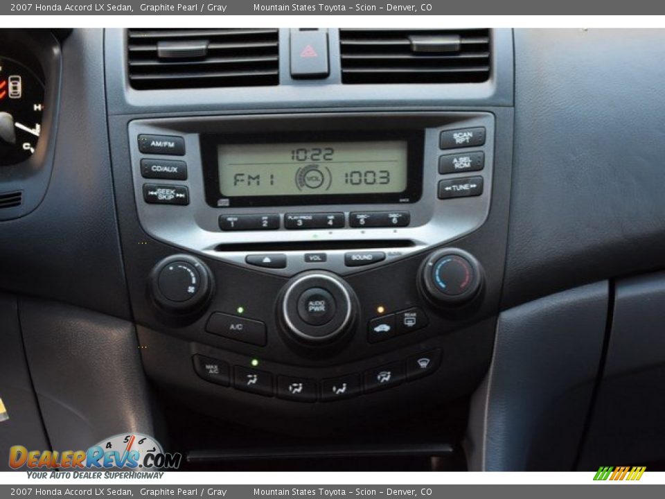 2007 Honda Accord LX Sedan Graphite Pearl / Gray Photo #14