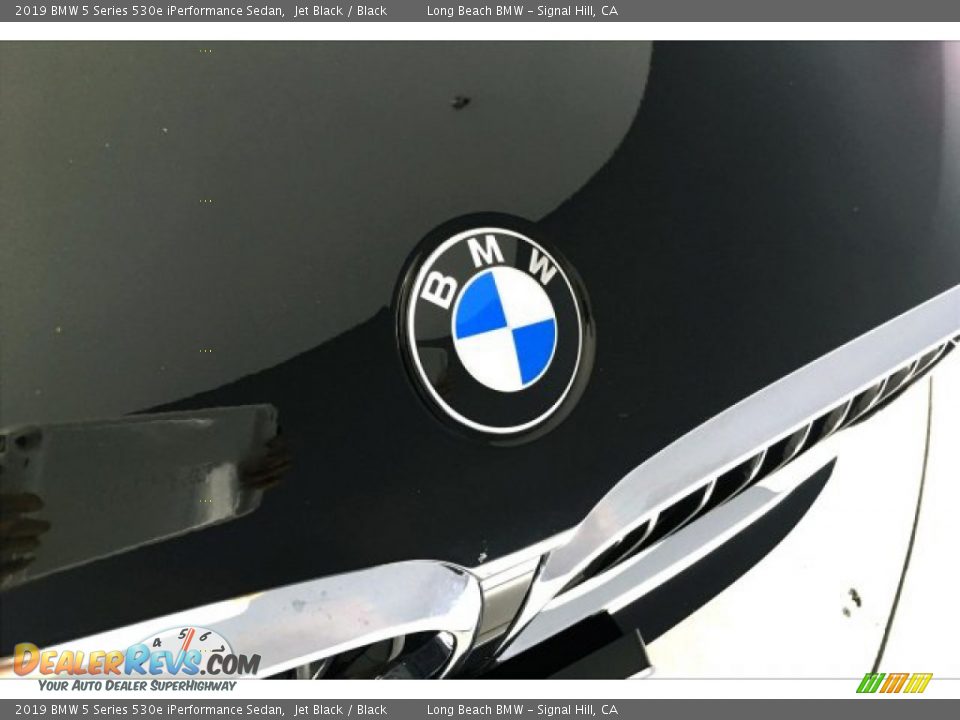 2019 BMW 5 Series 530e iPerformance Sedan Jet Black / Black Photo #29