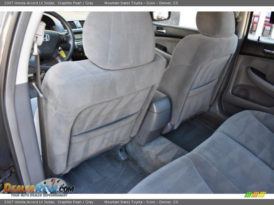 2007 Honda Accord LX Sedan Graphite Pearl / Gray Photo #19