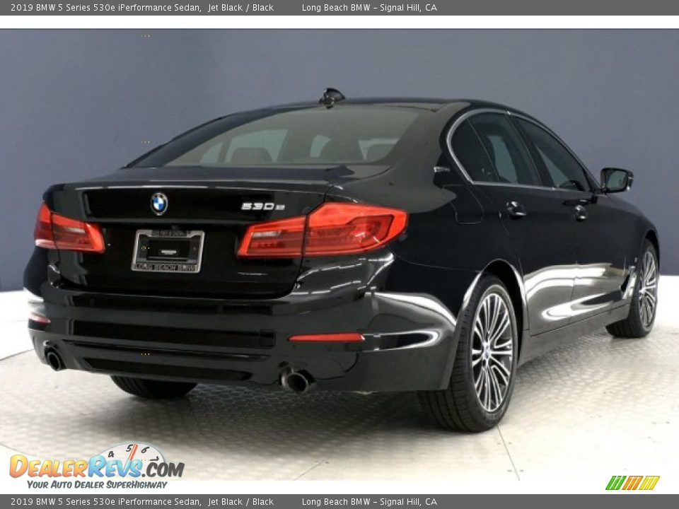 2019 BMW 5 Series 530e iPerformance Sedan Jet Black / Black Photo #30