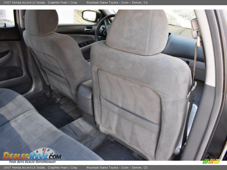 2007 Honda Accord LX Sedan Graphite Pearl / Gray Photo #20