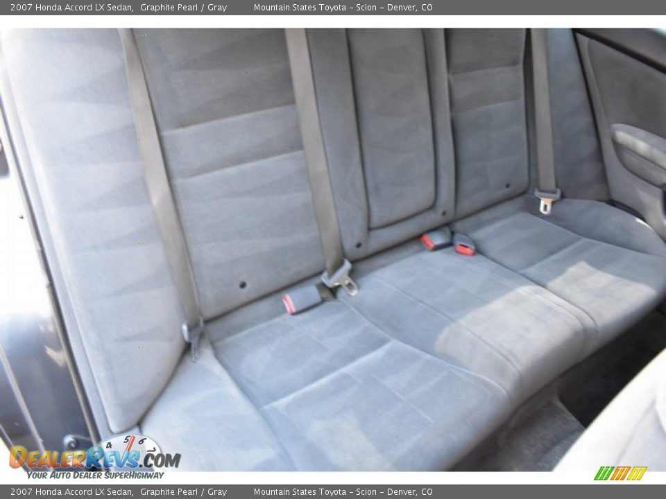 2007 Honda Accord LX Sedan Graphite Pearl / Gray Photo #22