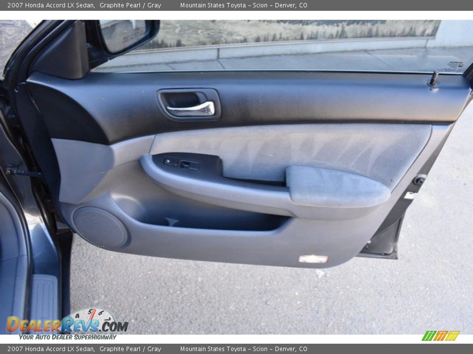 2007 Honda Accord LX Sedan Graphite Pearl / Gray Photo #25