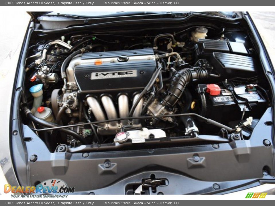 2007 Honda Accord LX Sedan Graphite Pearl / Gray Photo #27