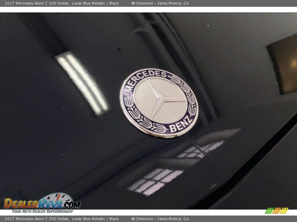 2017 Mercedes-Benz C 300 Sedan Lunar Blue Metallic / Black Photo #30