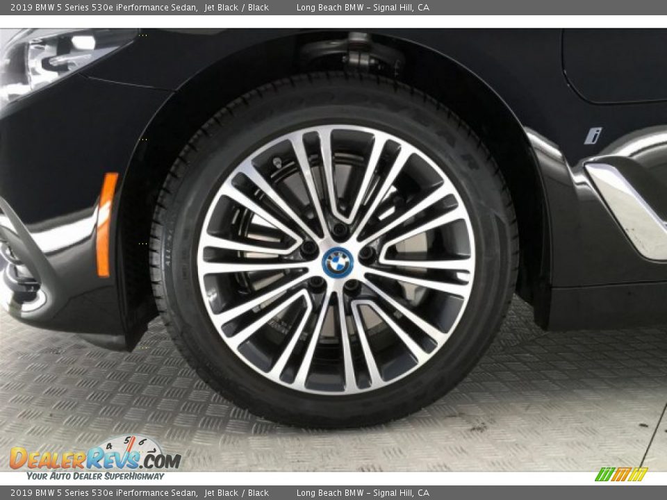 2019 BMW 5 Series 530e iPerformance Sedan Jet Black / Black Photo #8