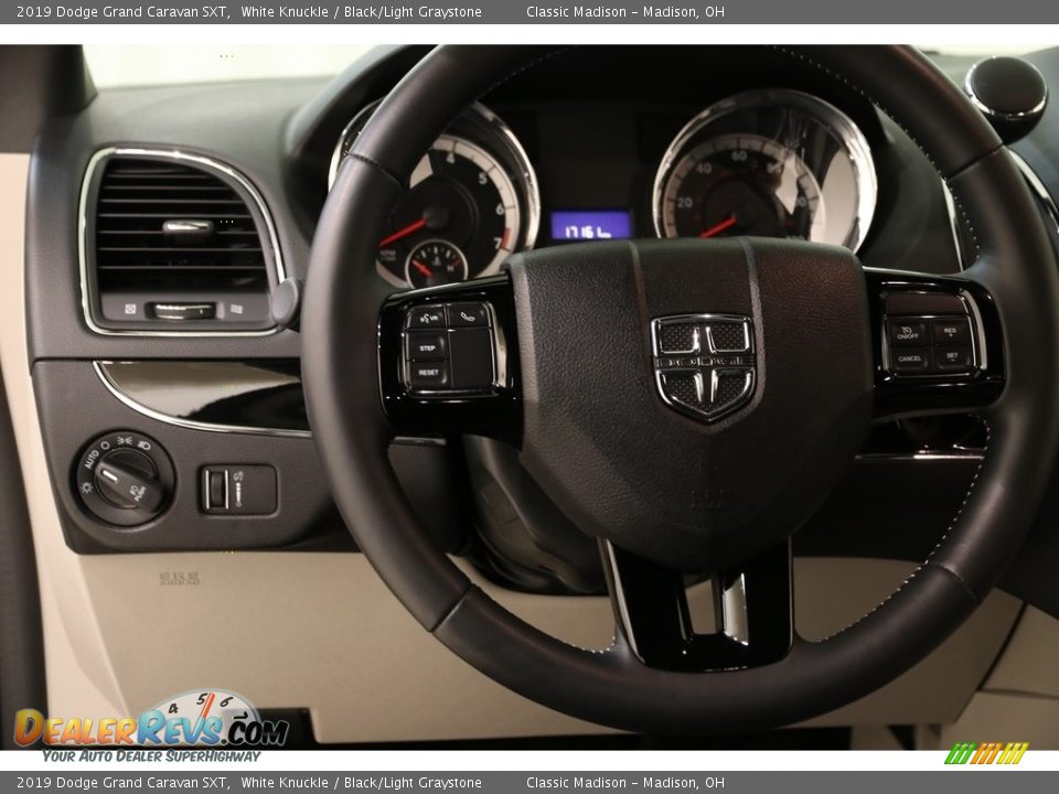 2019 Dodge Grand Caravan SXT White Knuckle / Black/Light Graystone Photo #9