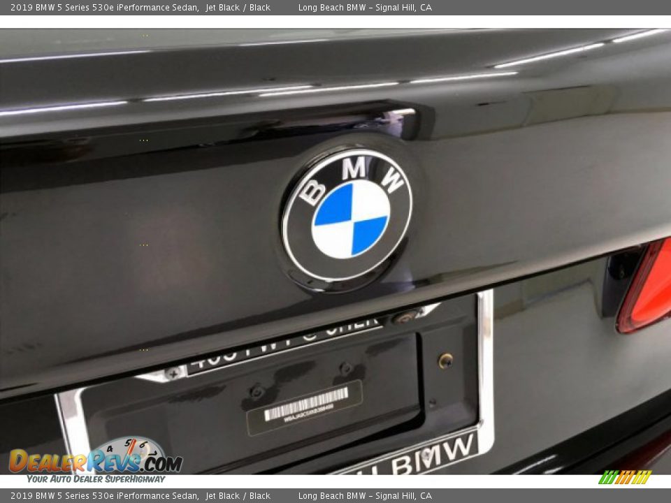 2019 BMW 5 Series 530e iPerformance Sedan Jet Black / Black Photo #23