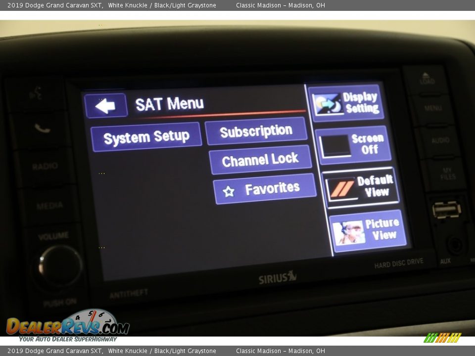 2019 Dodge Grand Caravan SXT White Knuckle / Black/Light Graystone Photo #15