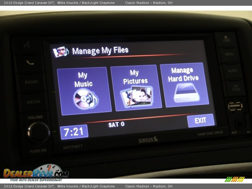 2019 Dodge Grand Caravan SXT White Knuckle / Black/Light Graystone Photo #16