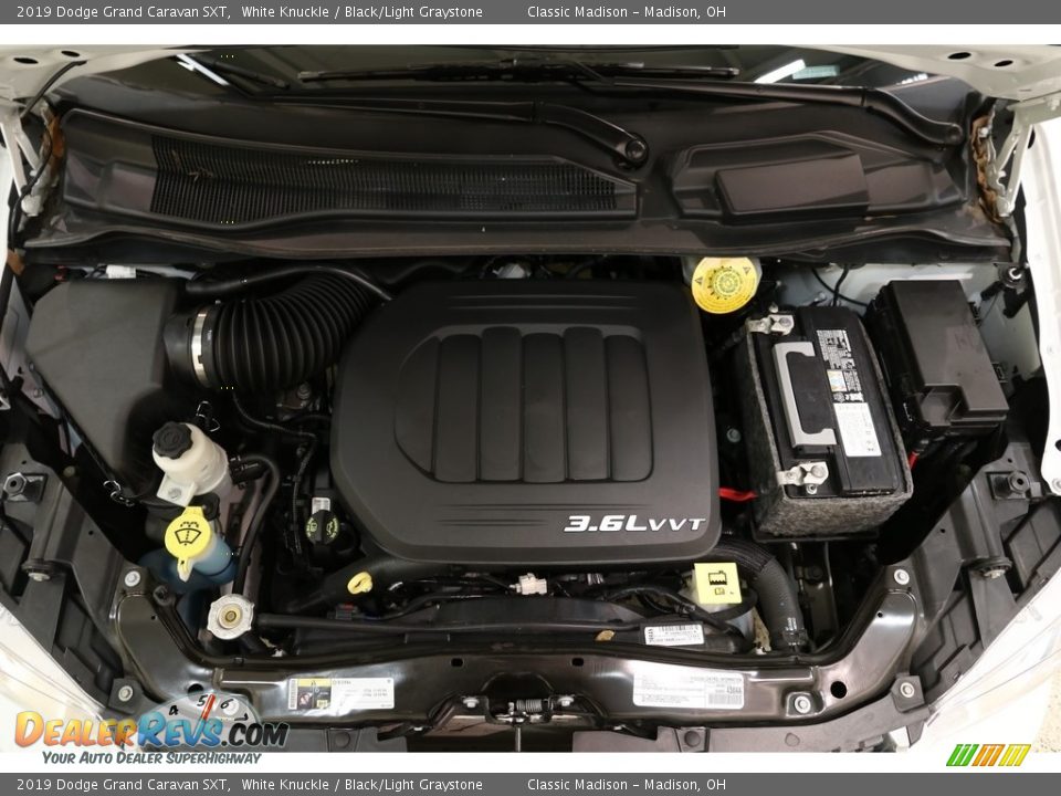 2019 Dodge Grand Caravan SXT White Knuckle / Black/Light Graystone Photo #26