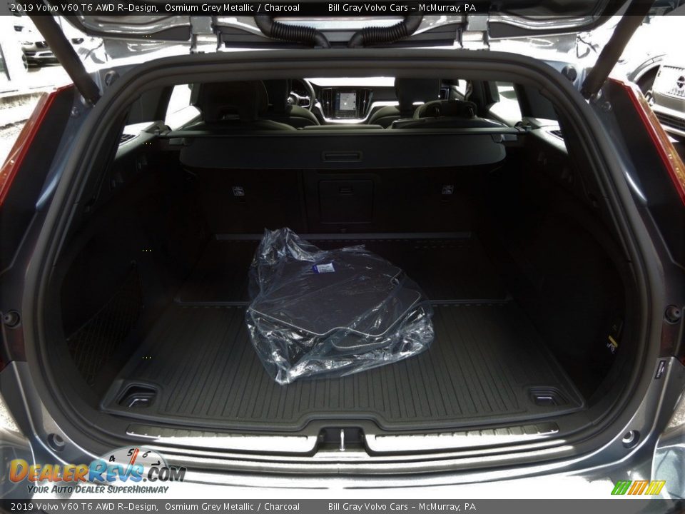 2019 Volvo V60 T6 AWD R-Design Osmium Grey Metallic / Charcoal Photo #3