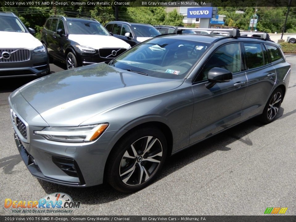 Osmium Grey Metallic 2019 Volvo V60 T6 AWD R-Design Photo #5