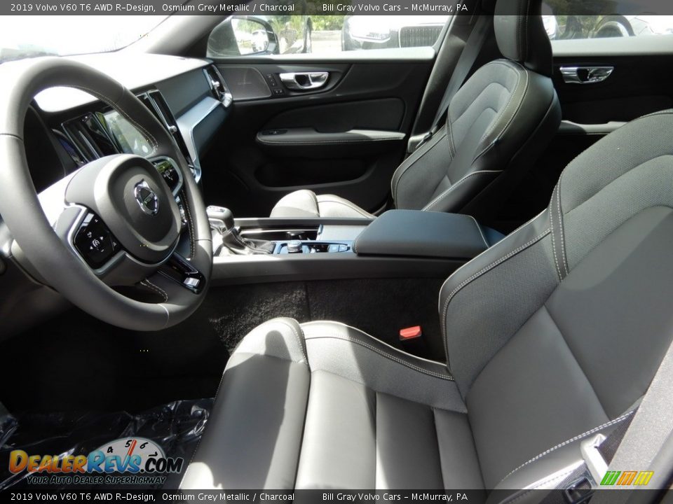 Front Seat of 2019 Volvo V60 T6 AWD R-Design Photo #7