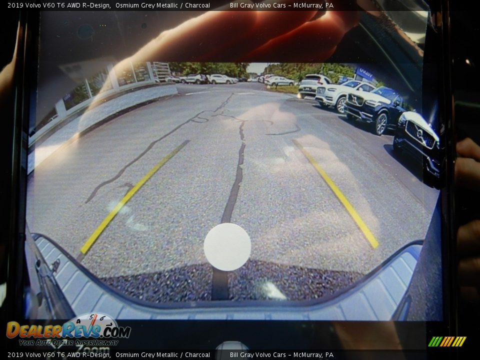 2019 Volvo V60 T6 AWD R-Design Osmium Grey Metallic / Charcoal Photo #14