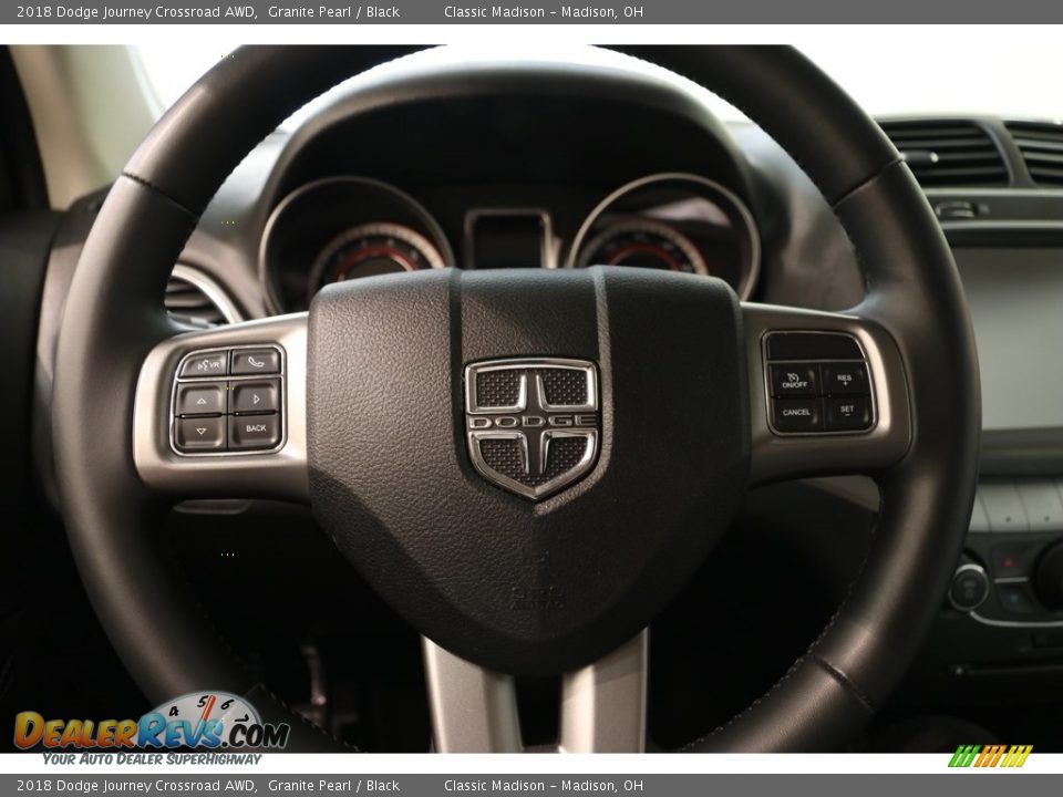 2018 Dodge Journey Crossroad AWD Granite Pearl / Black Photo #6
