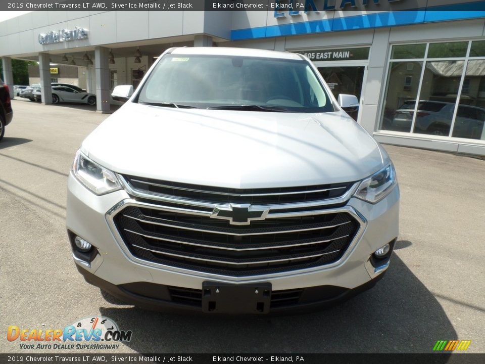 2019 Chevrolet Traverse LT AWD Silver Ice Metallic / Jet Black Photo #2