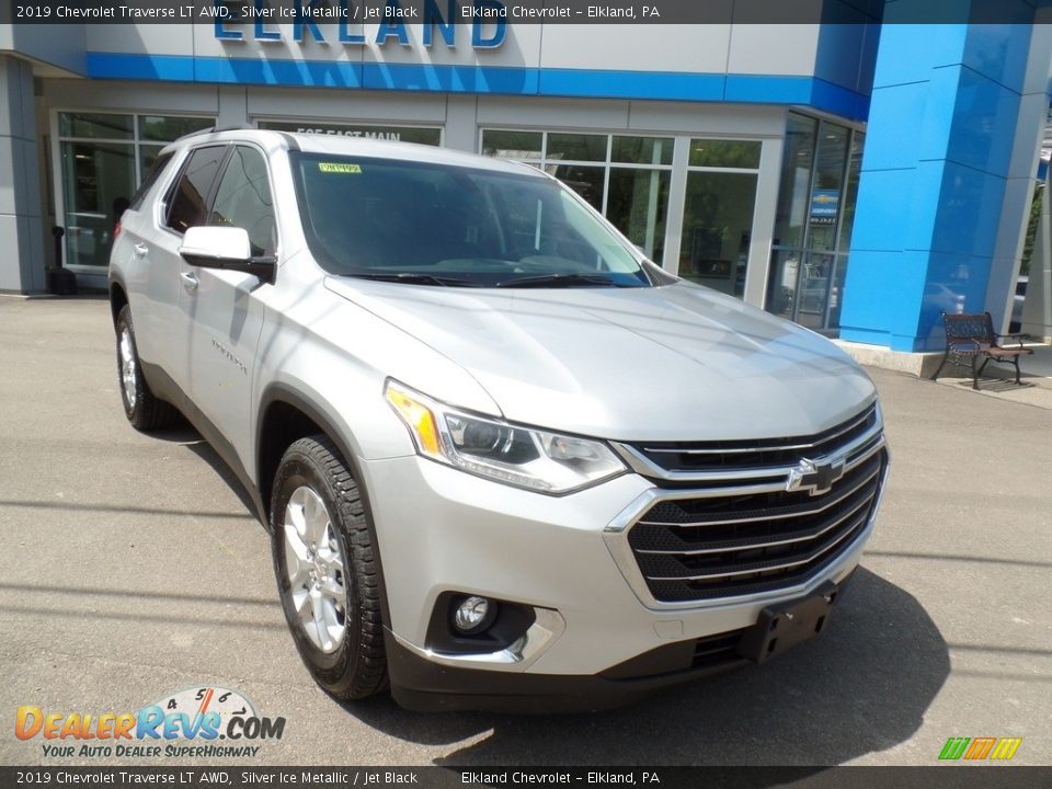 2019 Chevrolet Traverse LT AWD Silver Ice Metallic / Jet Black Photo #3