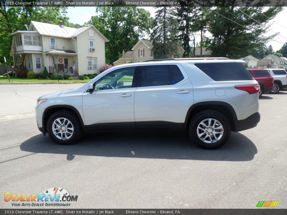 2019 Chevrolet Traverse LT AWD Silver Ice Metallic / Jet Black Photo #8