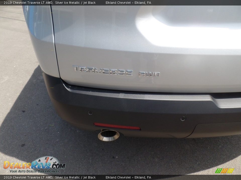 2019 Chevrolet Traverse LT AWD Silver Ice Metallic / Jet Black Photo #10