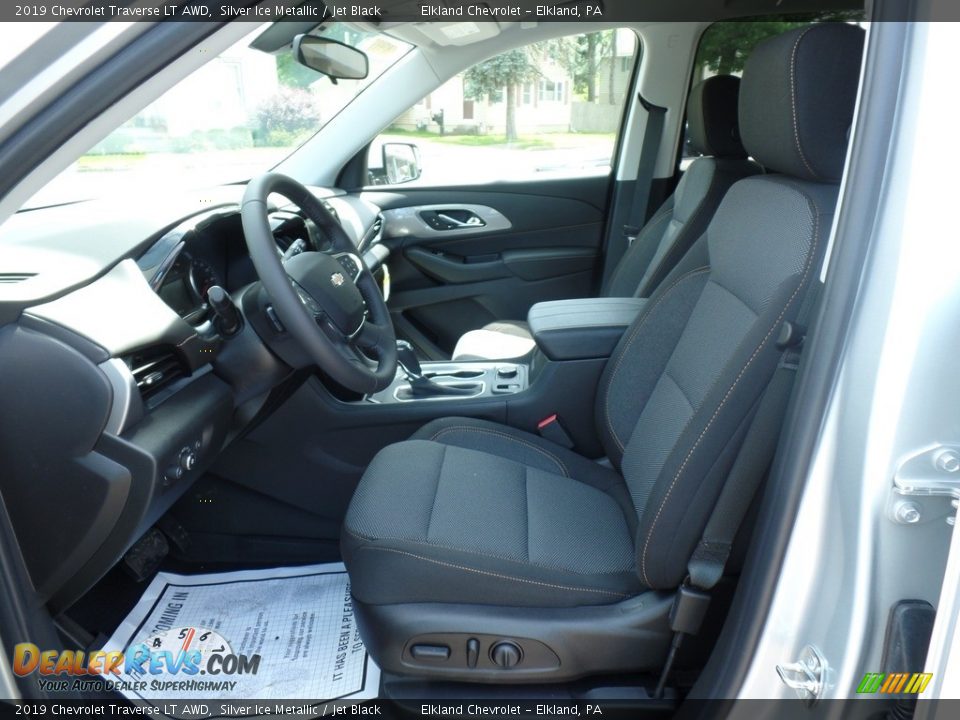 2019 Chevrolet Traverse LT AWD Silver Ice Metallic / Jet Black Photo #14