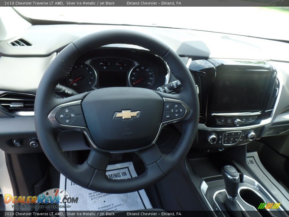 2019 Chevrolet Traverse LT AWD Silver Ice Metallic / Jet Black Photo #17