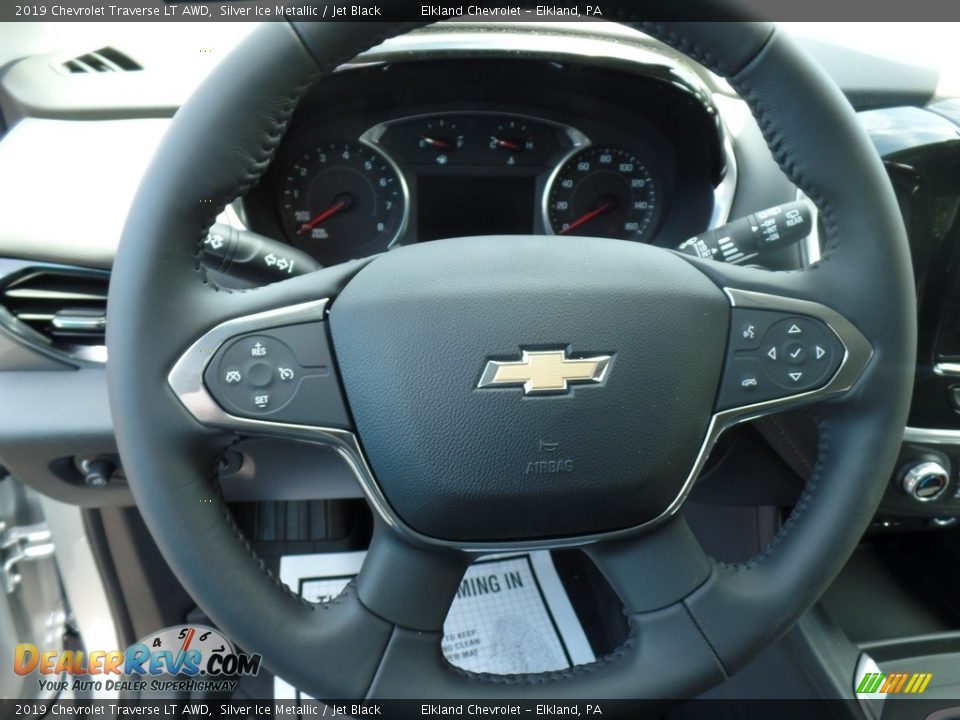 2019 Chevrolet Traverse LT AWD Silver Ice Metallic / Jet Black Photo #18