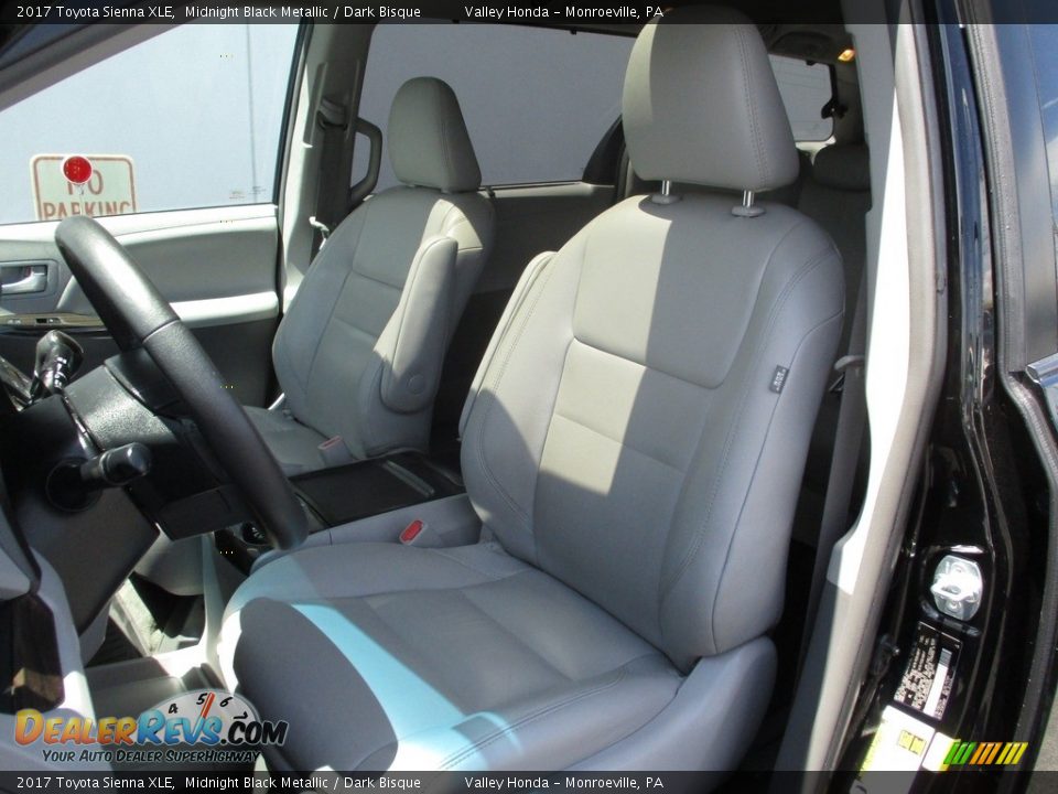 2017 Toyota Sienna XLE Midnight Black Metallic / Dark Bisque Photo #12