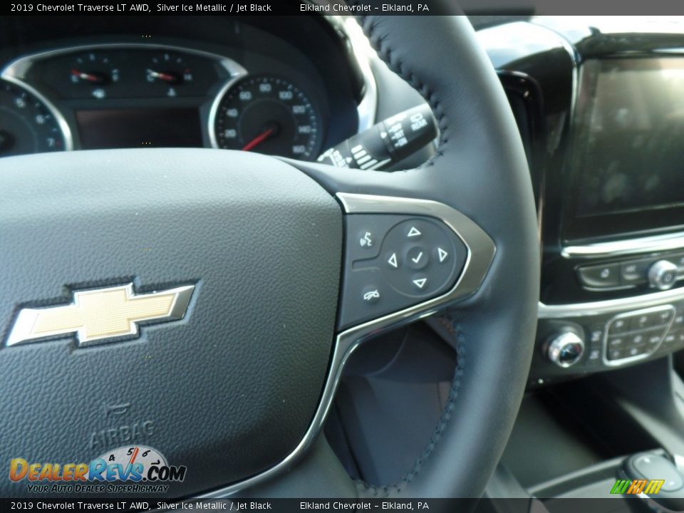 2019 Chevrolet Traverse LT AWD Silver Ice Metallic / Jet Black Photo #19