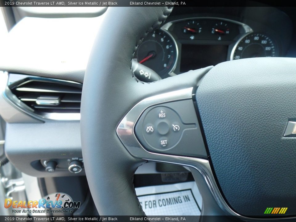 2019 Chevrolet Traverse LT AWD Silver Ice Metallic / Jet Black Photo #20