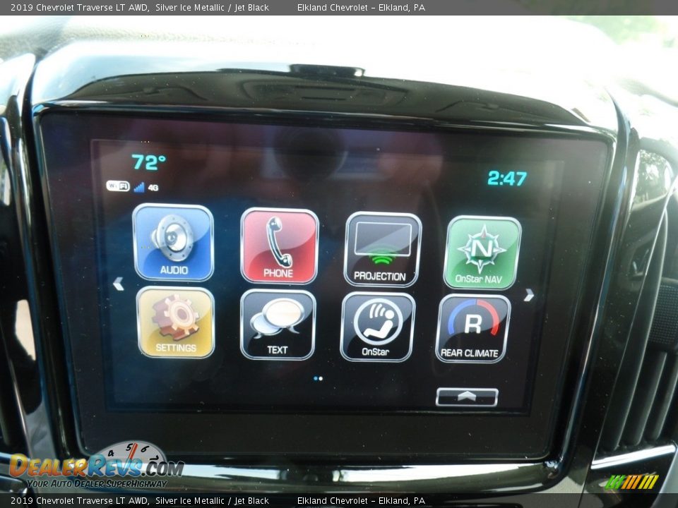 2019 Chevrolet Traverse LT AWD Silver Ice Metallic / Jet Black Photo #24