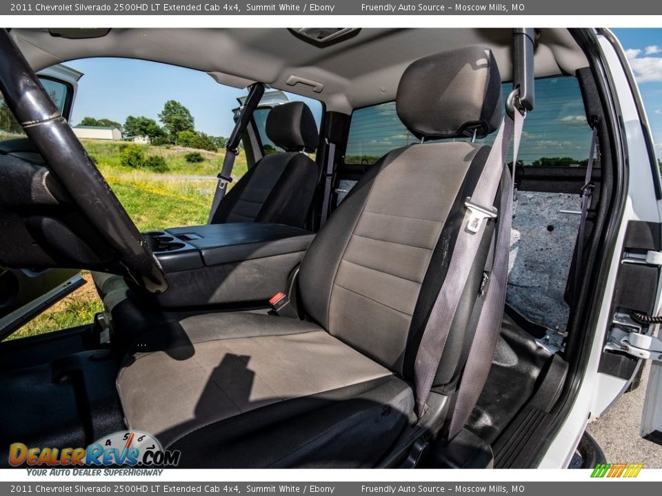 2011 Chevrolet Silverado 2500HD LT Extended Cab 4x4 Summit White / Ebony Photo #20