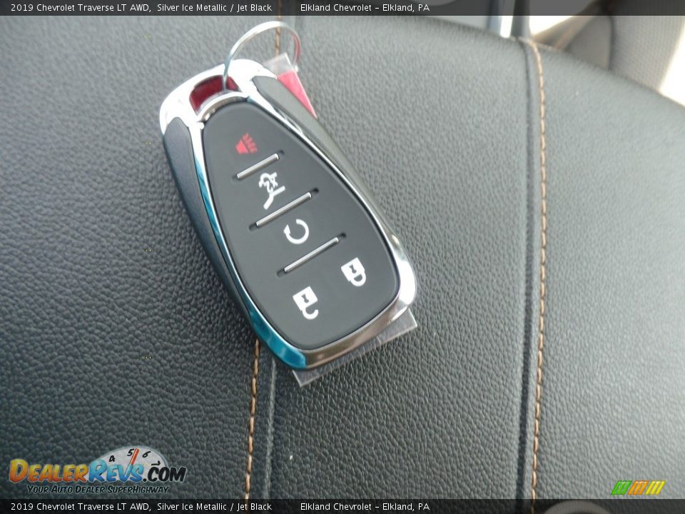 2019 Chevrolet Traverse LT AWD Silver Ice Metallic / Jet Black Photo #33