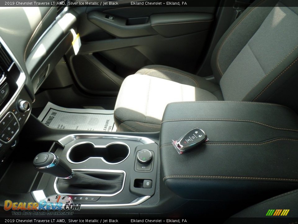 2019 Chevrolet Traverse LT AWD Silver Ice Metallic / Jet Black Photo #34