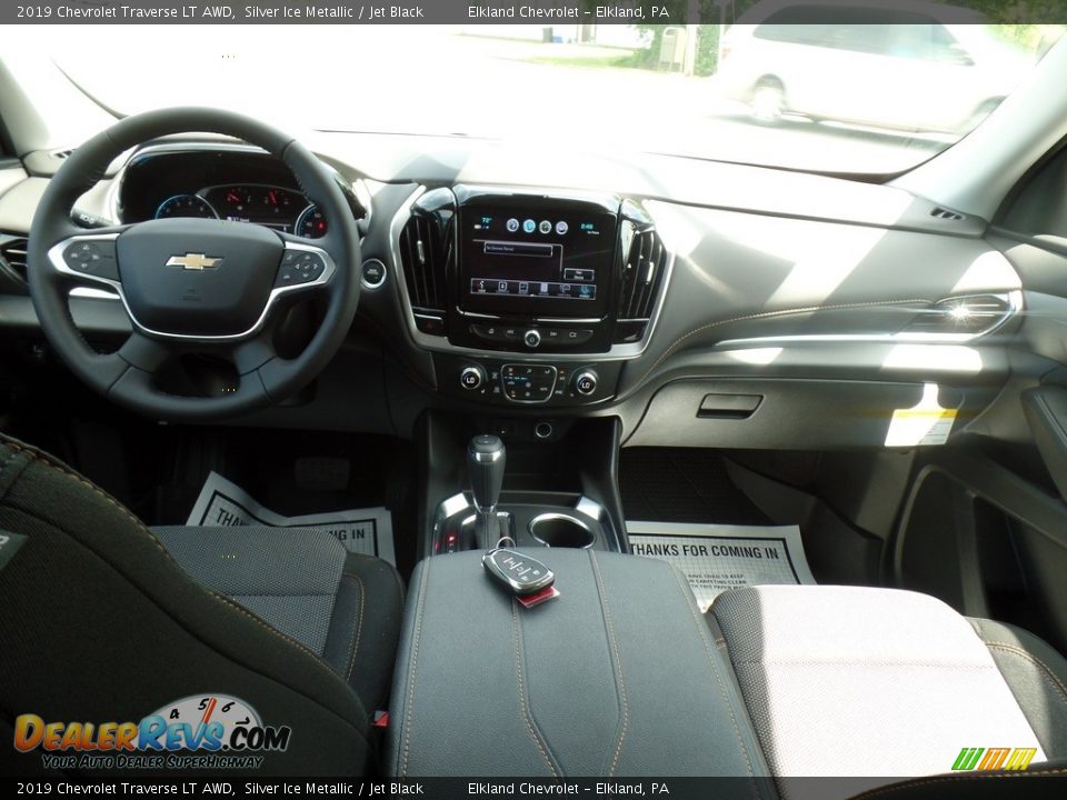 2019 Chevrolet Traverse LT AWD Silver Ice Metallic / Jet Black Photo #35