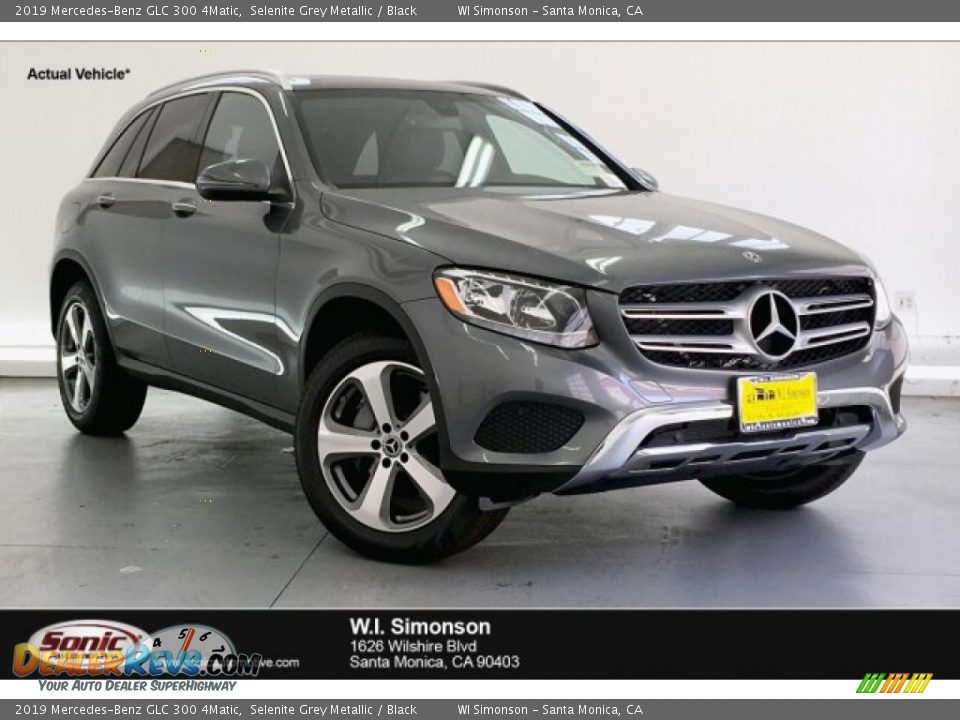 2019 Mercedes-Benz GLC 300 4Matic Selenite Grey Metallic / Black Photo #1