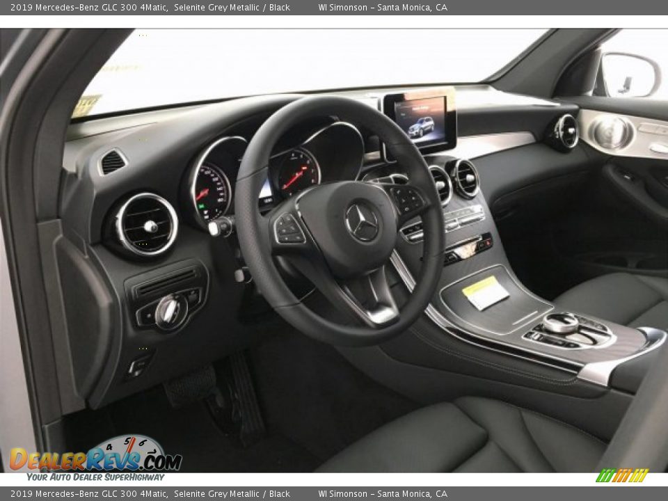 2019 Mercedes-Benz GLC 300 4Matic Selenite Grey Metallic / Black Photo #4