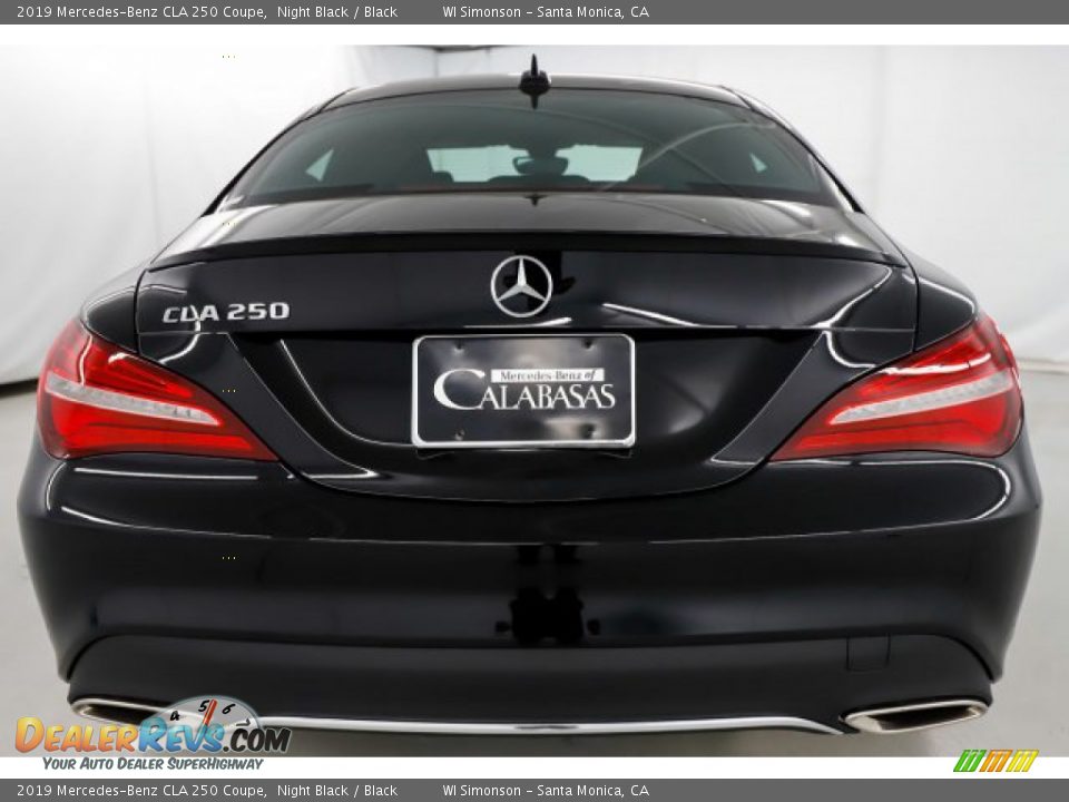 2019 Mercedes-Benz CLA 250 Coupe Night Black / Black Photo #4