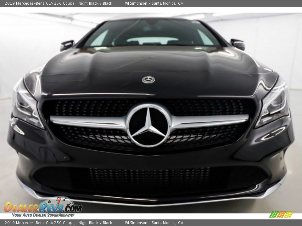 2019 Mercedes-Benz CLA 250 Coupe Night Black / Black Photo #7