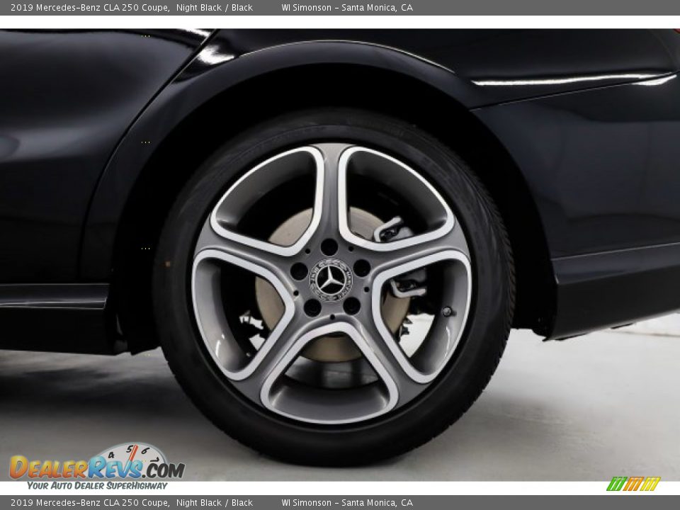 2019 Mercedes-Benz CLA 250 Coupe Night Black / Black Photo #8