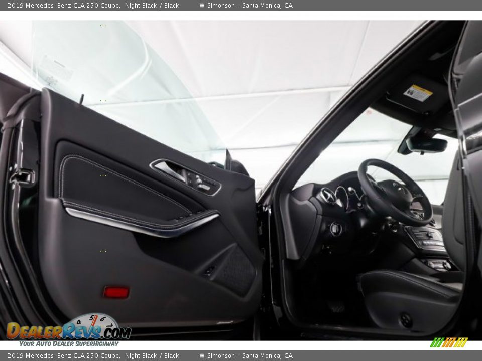 2019 Mercedes-Benz CLA 250 Coupe Night Black / Black Photo #9