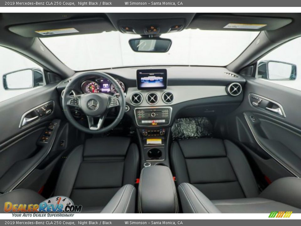 2019 Mercedes-Benz CLA 250 Coupe Night Black / Black Photo #10
