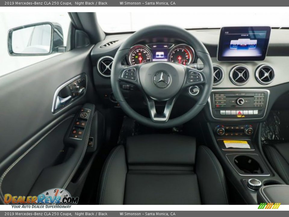 2019 Mercedes-Benz CLA 250 Coupe Night Black / Black Photo #11