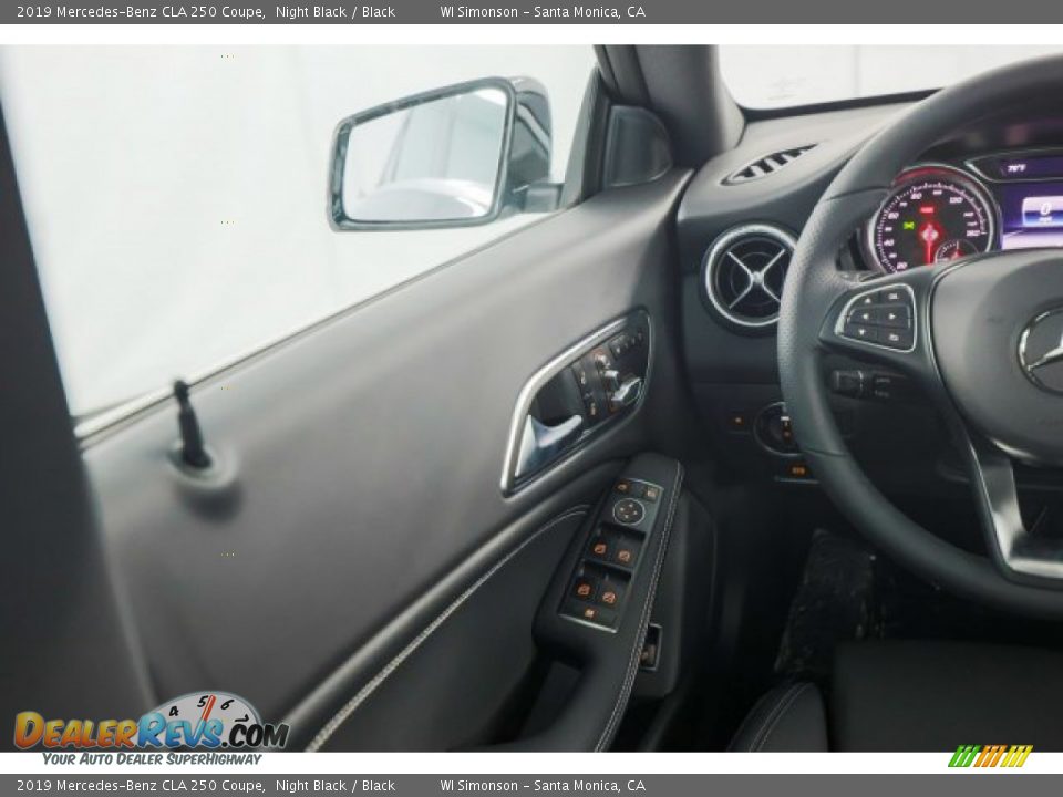 2019 Mercedes-Benz CLA 250 Coupe Night Black / Black Photo #12