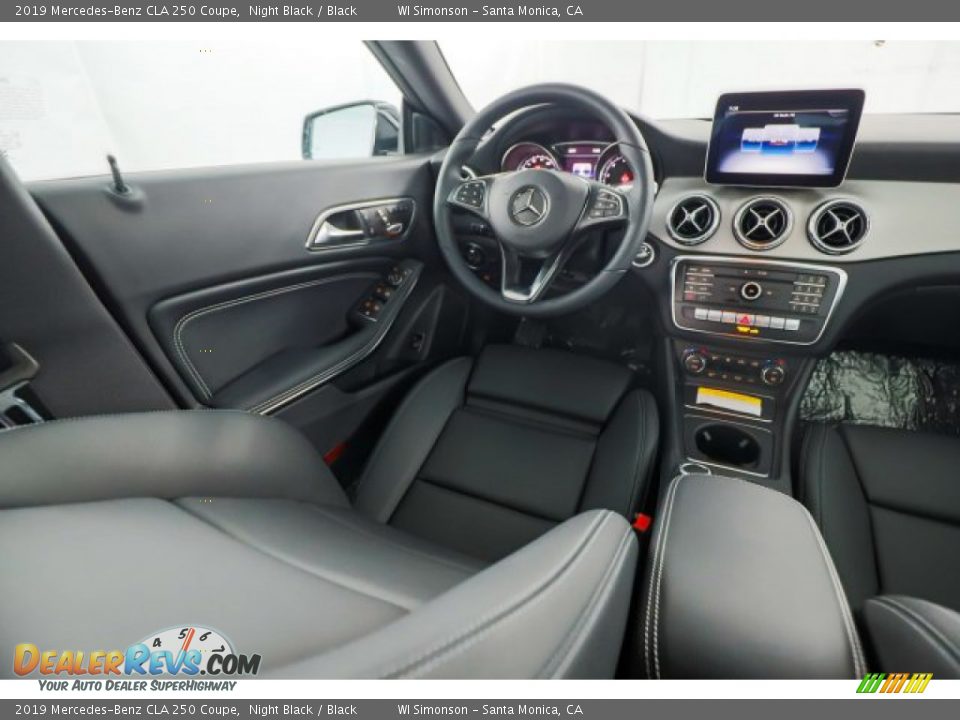 2019 Mercedes-Benz CLA 250 Coupe Night Black / Black Photo #14