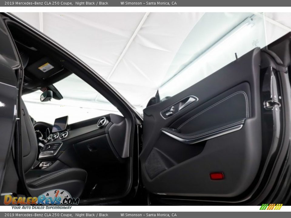 2019 Mercedes-Benz CLA 250 Coupe Night Black / Black Photo #15