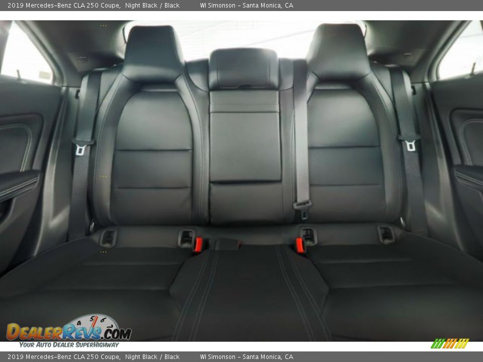 2019 Mercedes-Benz CLA 250 Coupe Night Black / Black Photo #16